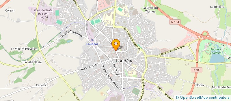 localisation de l'entreprise MONSIEUR MADJID CHABANE à LOUDEAC