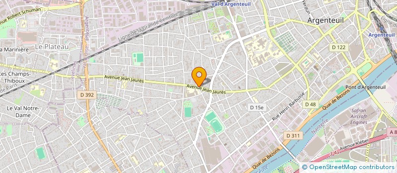 localisation de l'entreprise MONSIEUR MADJID CHEIKH  ARGENTEUIL