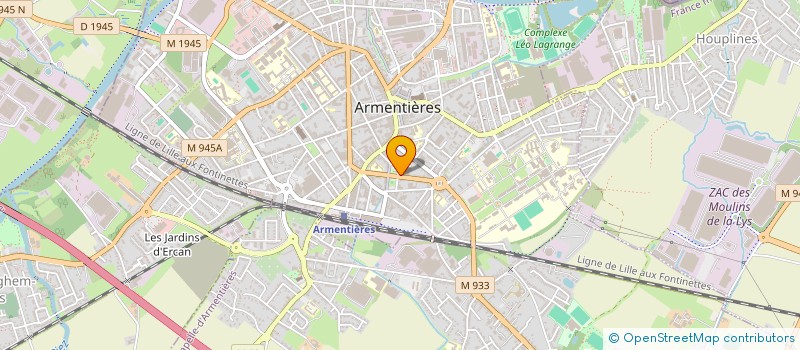 localisation de l'entreprise MONSIEUR MADJID CHIBANE  ARMENTIERES