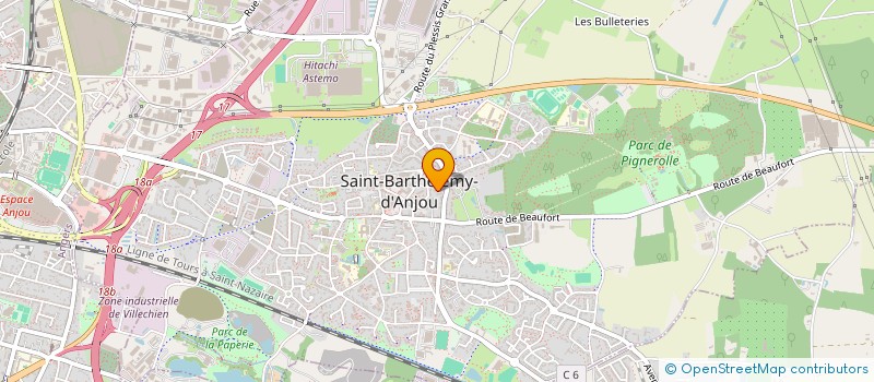 localisation de l'entreprise MONSIEUR MADJID FITAS à SAINT-BARTHELEMY-D'ANJOU