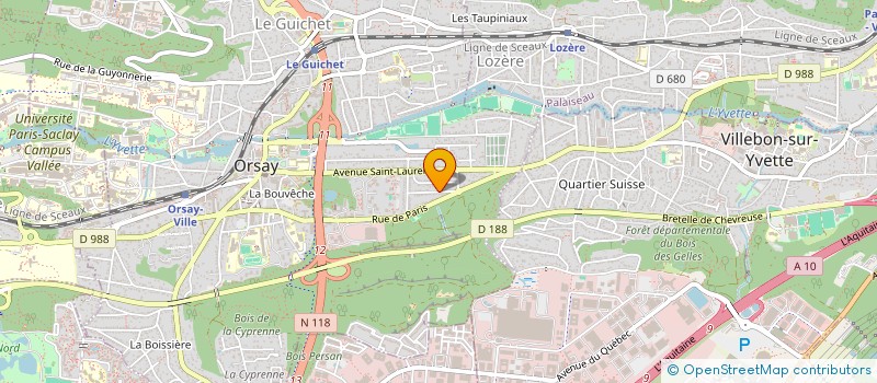localisation de l'entreprise MONSIEUR MADJID HAMOUMRAOUI à ORSAY