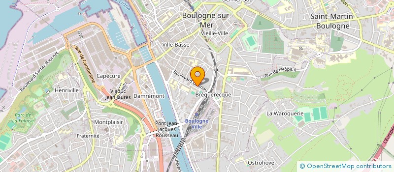 localisation de l'entreprise MONSIEUR MADJID HAMZAOUI  BOULOGNE-SUR-MER