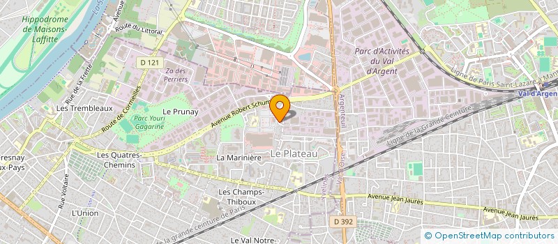 localisation de l'entreprise MONSIEUR MADJID HEBILI  SARTROUVILLE