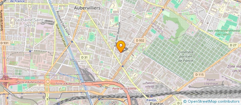 localisation de l'entreprise MONSIEUR MADJID INCHEKEL  AUBERVILLIERS