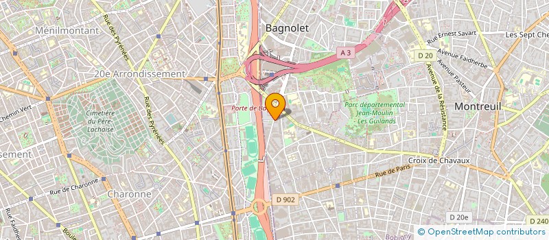 localisation de l'entreprise MONSIEUR MADJID MEHENNECHE à BAGNOLET