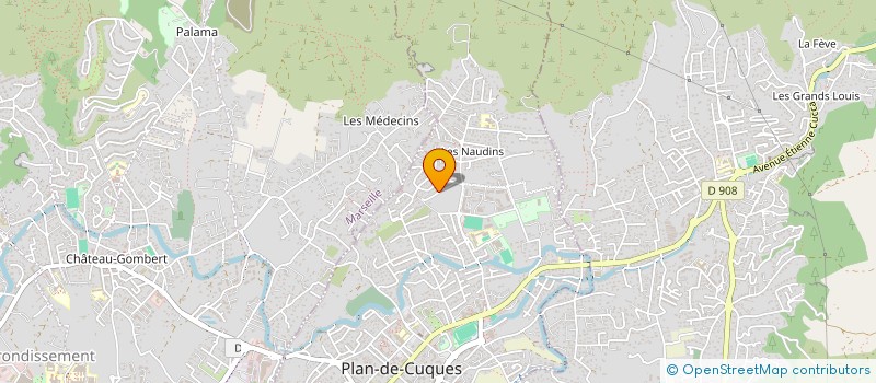 localisation de l'entreprise MONSIEUR MADJID MESSAOUDENE  PLAN-DE-CUQUES