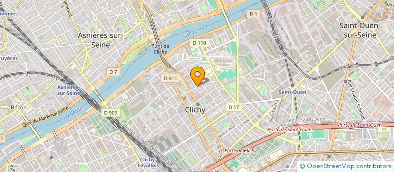 localisation de l'entreprise MONSIEUR MADJID MIHOUB à CLICHY