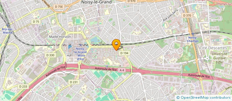 localisation de l'entreprise MONSIEUR MADJID OURAHMOUNE  NOISY-LE-GRAND