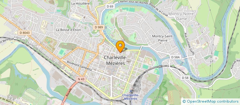 localisation de l'entreprise MONSIEUR MADJID REBRAB à CHARLEVILLE-MEZIERES