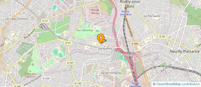 localisation de l'entreprise MONSIEUR MADJID REMACI à MONTREUIL