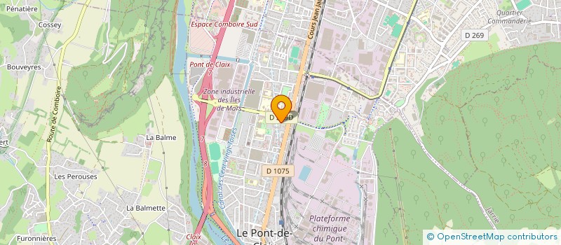 localisation de l'entreprise MONSIEUR MADJID SAHLI  LE PONT-DE-CLAIX