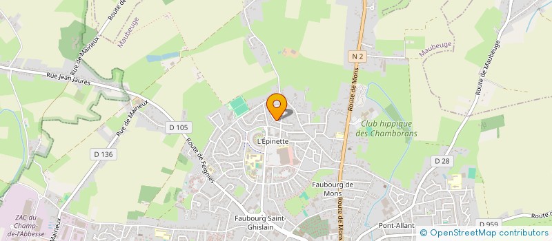 localisation de l'entreprise MONSIEUR MADJID SEHIL  MAUBEUGE