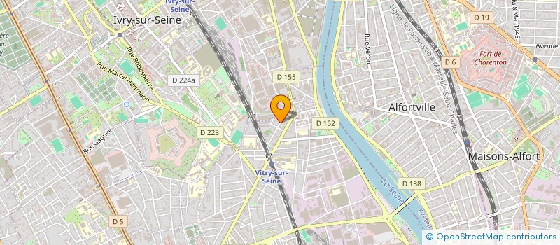 localisation de l'entreprise MONSIEUR MADJID SIRAT  VITRY-SUR-SEINE