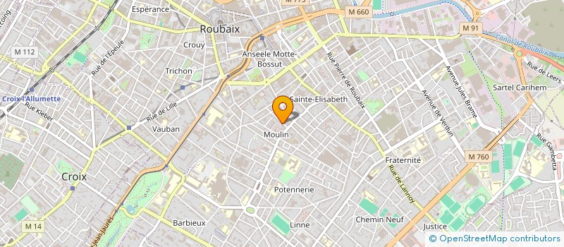 localisation de l'entreprise MONSIEUR MADJID SKRIF  TOURCOING