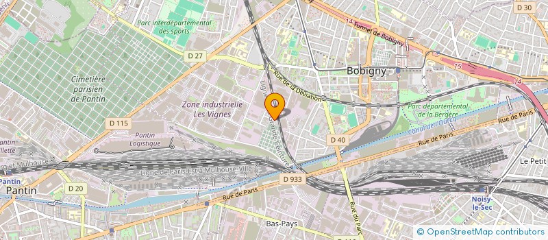 localisation de l'entreprise MONSIEUR MADJID ZAHER  BOBIGNY