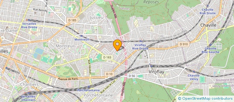 localisation de l'entreprise MONSIEUR MADJID ZARELI à VERSAILLES