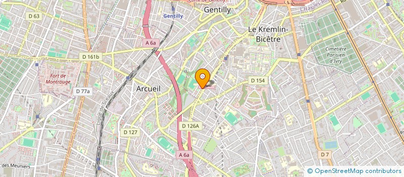 localisation de l'entreprise MONSIEUR MADJOU MAGUIRAGA  GENTILLY