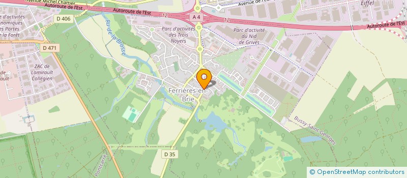 localisation de l'entreprise MONSIEUR MADOU DABO  FERRIERES-EN-BRIE