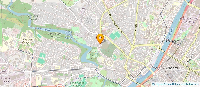 localisation de l'entreprise MONSIEUR MADOU DEMBELE à ANGERS