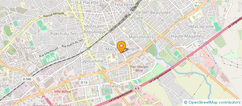 localisation de l'entreprise MONSIEUR MADOU TRAORE  NIMES