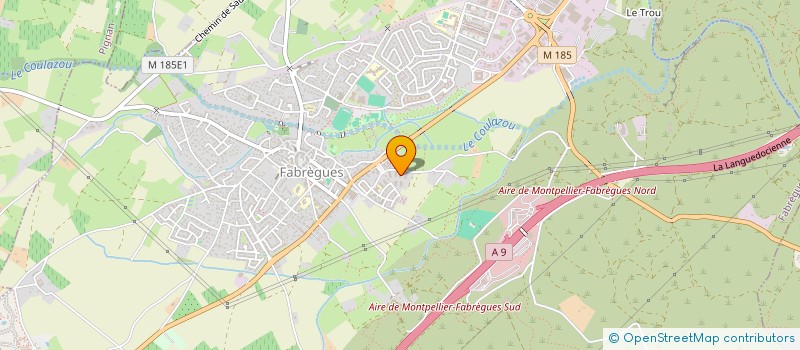 localisation de l'entreprise MONSIEUR MADOUBAH DIABY  FABREGUES