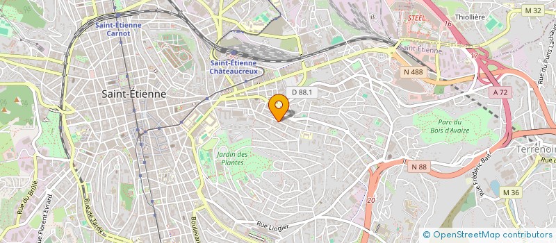 localisation de l'entreprise MONSIEUR MADRIS IGHIT  SAINT-ETIENNE