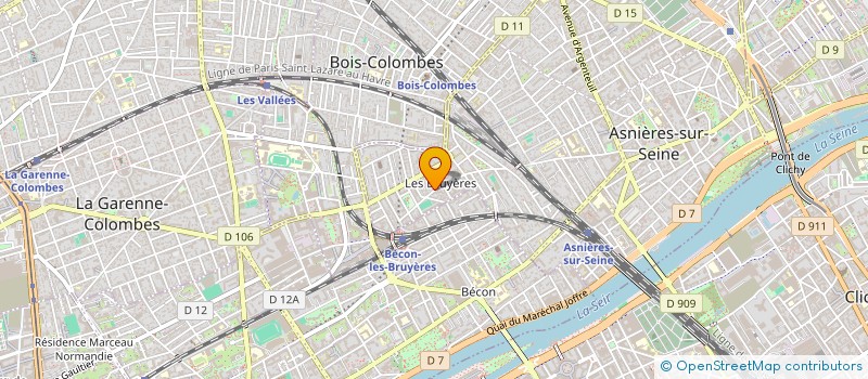 localisation de l'entreprise MONSIEUR MADSEN CHARLES  ASNIERES-SUR-SEINE