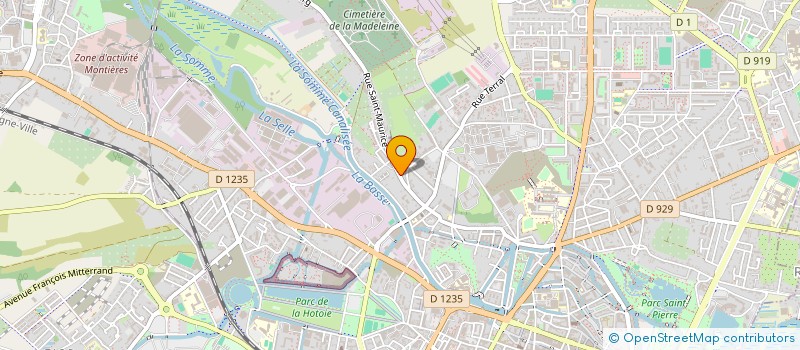 localisation de l'entreprise MONSIEUR MADY BOUNA à AMIENS