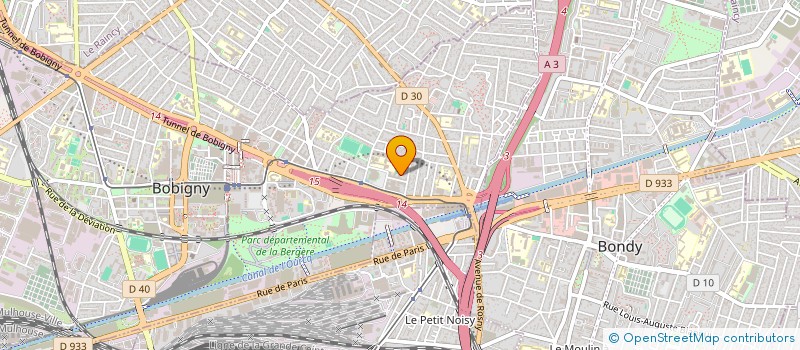 localisation de l'entreprise MONSIEUR MADY CISSOKHO  BOBIGNY