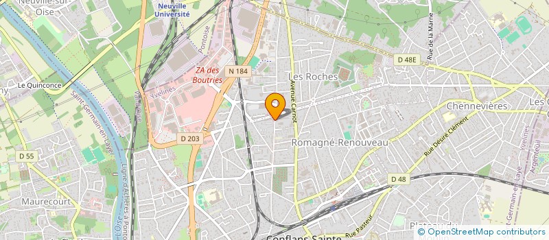 localisation de l'entreprise MONSIEUR MADY DIALLO  CONFLANS-SAINTE-HONORINE