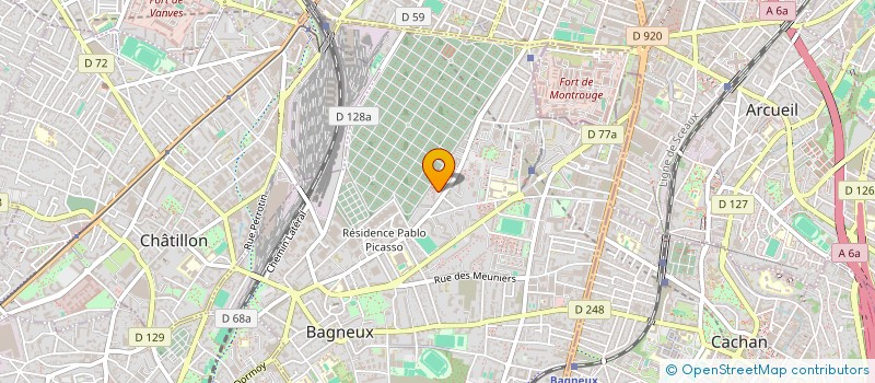 localisation de l'entreprise MONSIEUR MADY KANTE à BAGNEUX