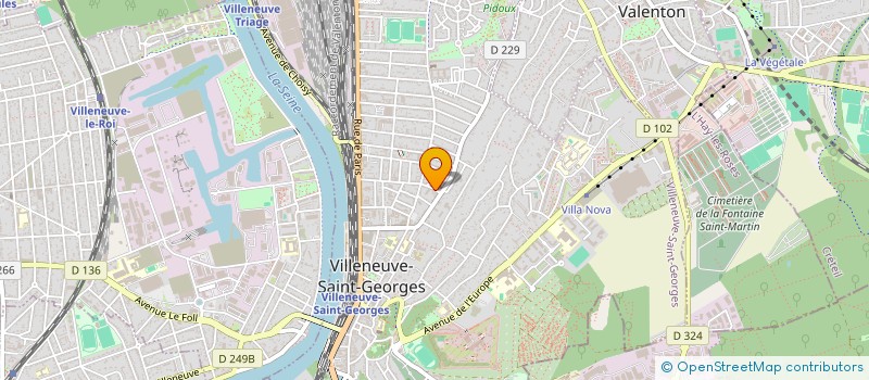 localisation de l'entreprise MONSIEUR MADY NIAKATE  VILLENEUVE-SAINT-GEORGES