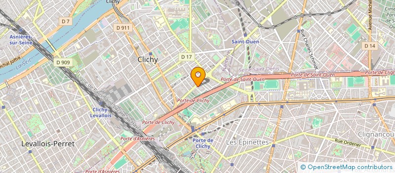 localisation de l'entreprise MONSIEUR MADY WAGUE à CLICHY