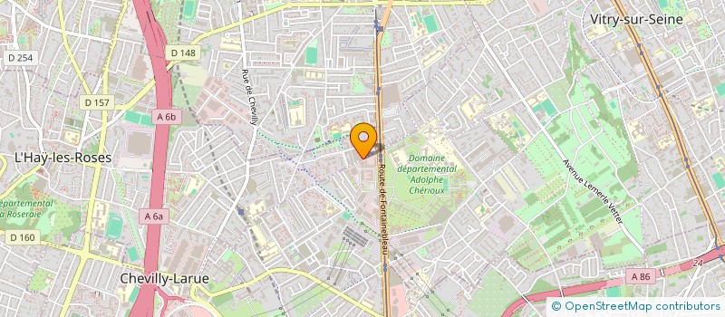 localisation de l'entreprise MONSIEUR MADY WALY TRAORE  L'HAY-LES-ROSES