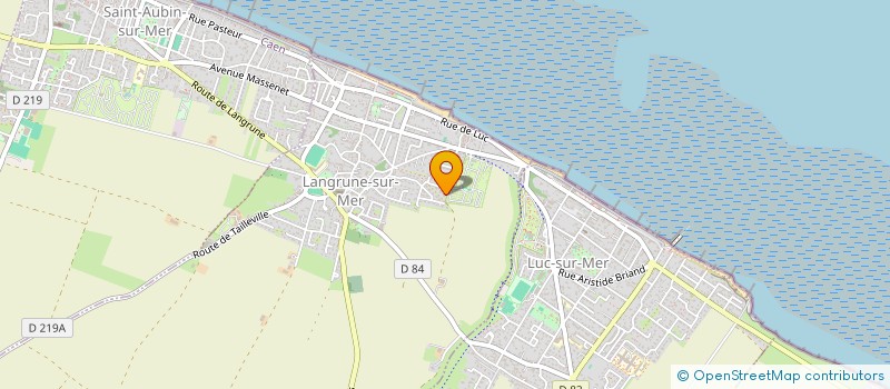 localisation de l'entreprise MONSIEUR MAE ROUX  LANGRUNE-SUR-MER