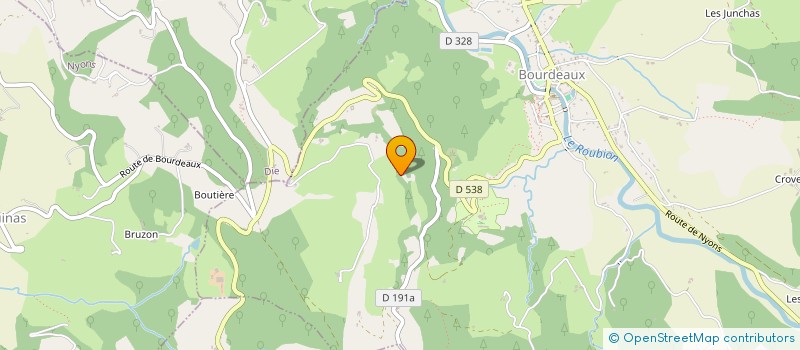 localisation de l'entreprise MONSIEUR MAECEL MOURIER  BOURDEAUX