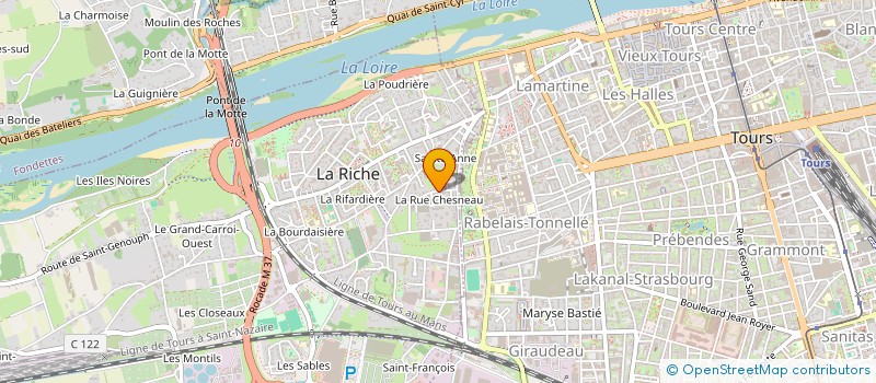 localisation de l'entreprise MONSIEUR MAEDAN COMBE à LA RICHE