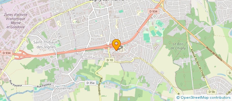 localisation de l'entreprise MONSIEUR MAEDINE OUMEDJBEUR  LAGNY-SUR-MARNE