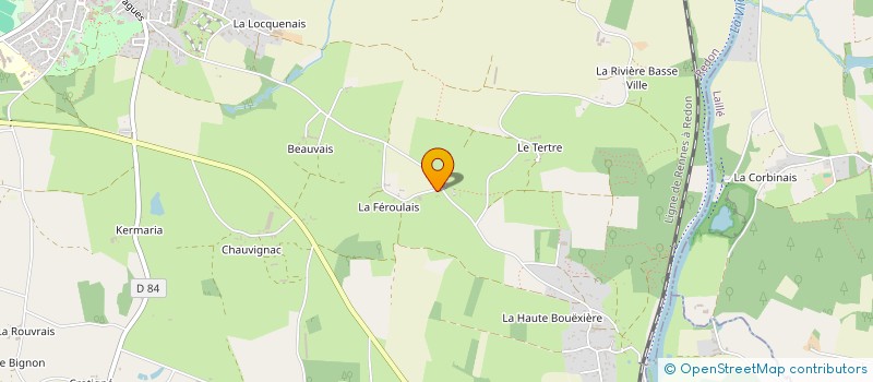 localisation de l'entreprise MONSIEUR MAEG PORCHET  GUICHEN