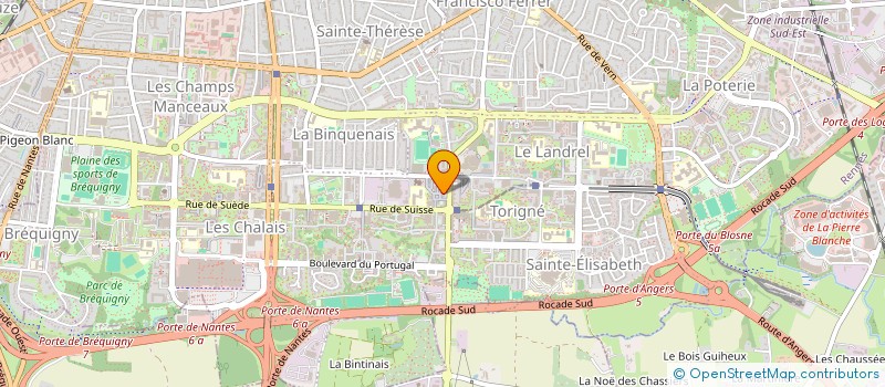 localisation de l'entreprise MONSIEUR MAEKELE WELDAY  RENNES