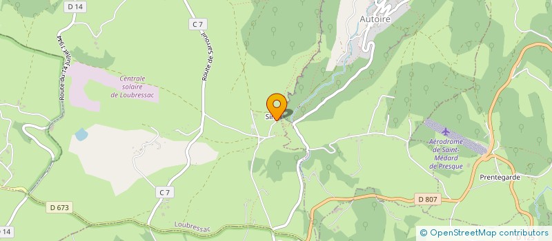 localisation de l'entreprise MONSIEUR MAEL ALLAIRE  LOUBRESSAC