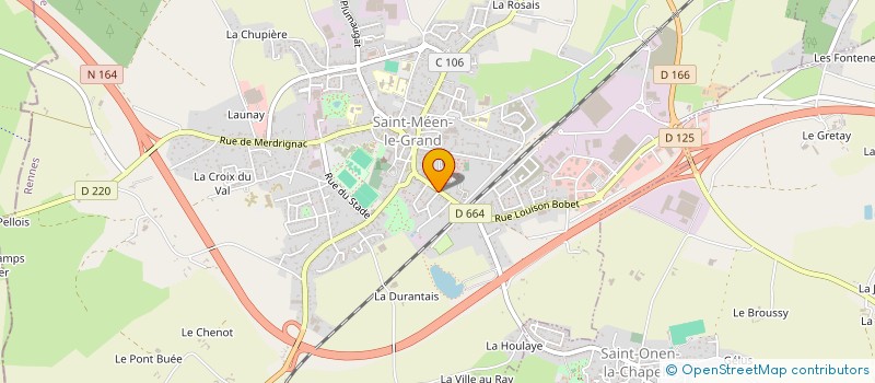 localisation de l'entreprise MONSIEUR MAEL ARDOUIN  SAINT-MEEN-LE-GRAND