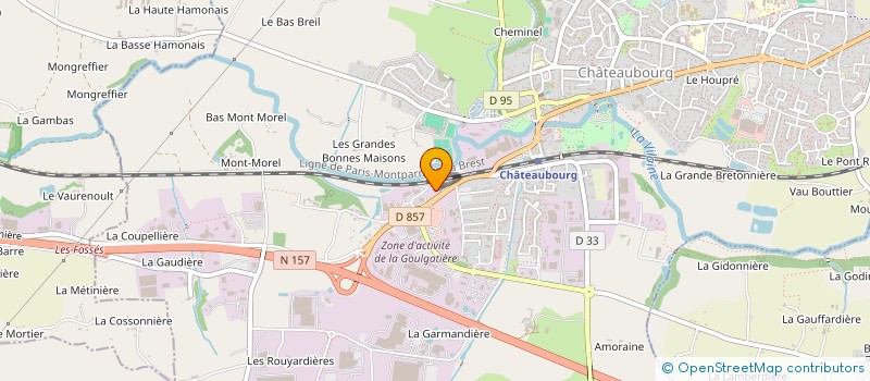 localisation de l'entreprise MONSIEUR MAEL BAILHACHE  CHATEAUBOURG