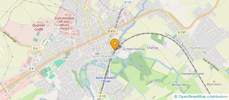 localisation de l'entreprise MONSIEUR MAEL BALLAGUY  SAINT-MAIXENT-L'ECOLE