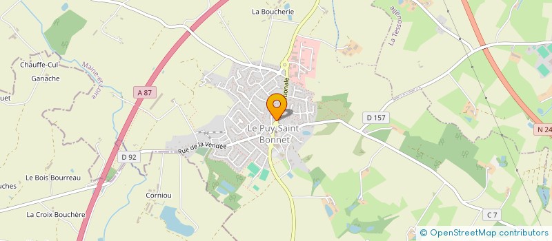 localisation de l'entreprise MONSIEUR MAEL BAYA à CHOLET