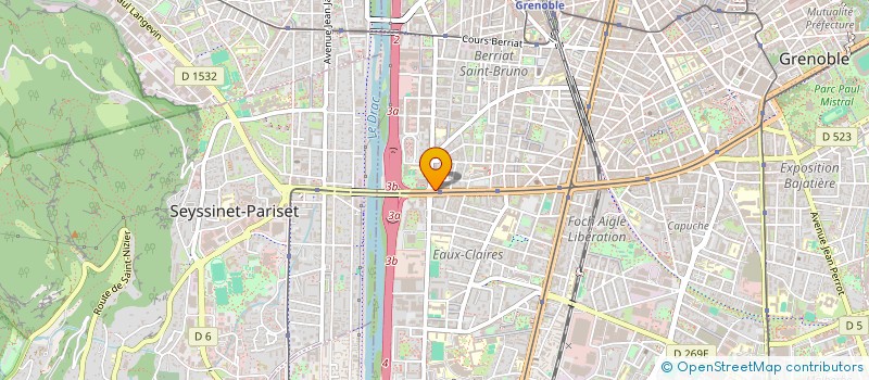 localisation de l'entreprise MONSIEUR MAEL BAZOIN à GRENOBLE