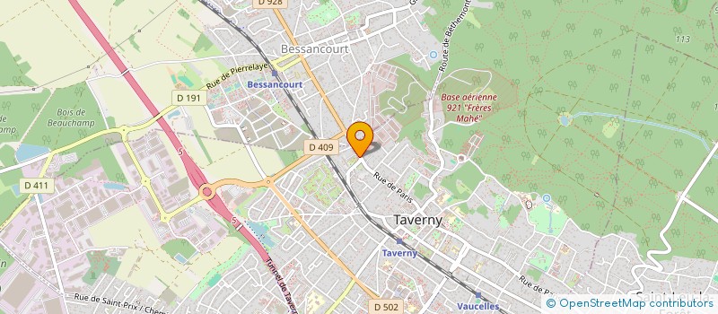 localisation de l'entreprise MONSIEUR MAEL BELAIR NOGEANT à TAVERNY