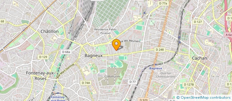 localisation de l'entreprise MONSIEUR MAEL BERT à BAGNEUX