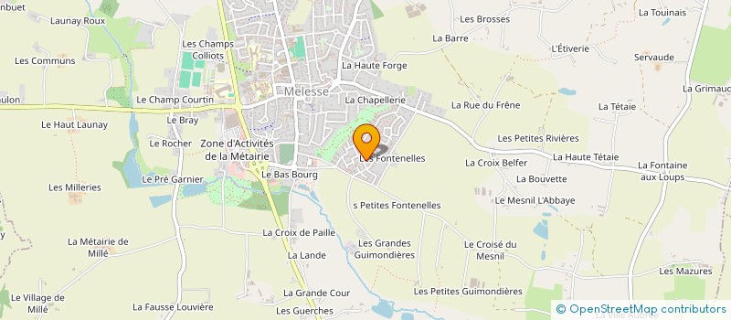 localisation de l'entreprise MONSIEUR MAEL BLOUIN  MELESSE