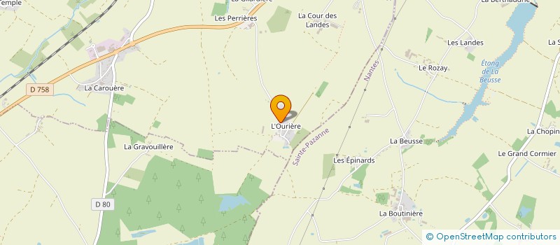 localisation de l'entreprise MONSIEUR MAEL BOIVEAU  SAINT-HILAIRE-DE-CHALEONS